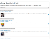 Tablet Screenshot of mrezakreativnihljudi.com